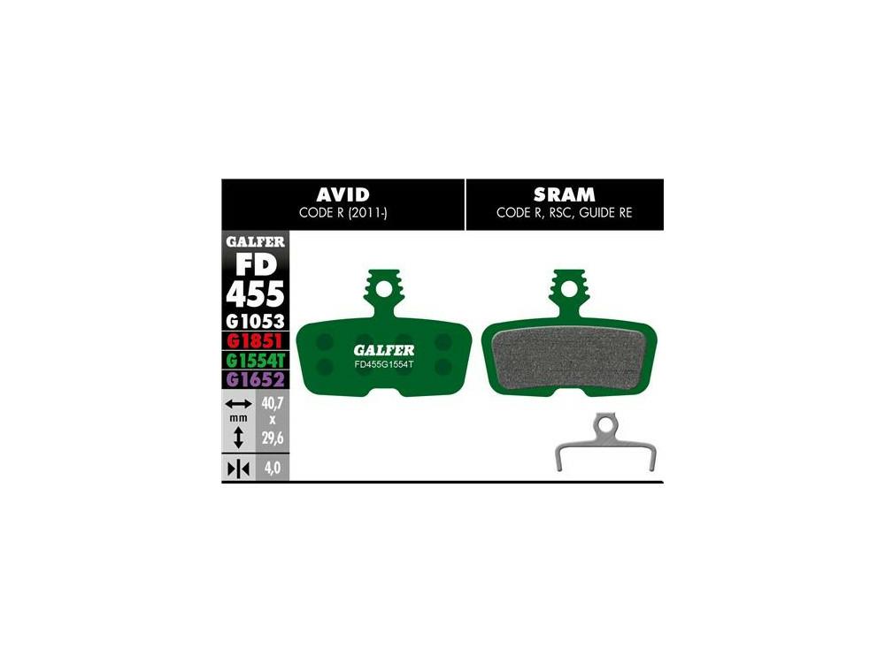 CALÇO PRO AVID XO TRAIL / ELIXIR 7 & 9 TRAIL / SRAM GUIDE, R, RS, RSC & ULTIMATE, G2 GALFER