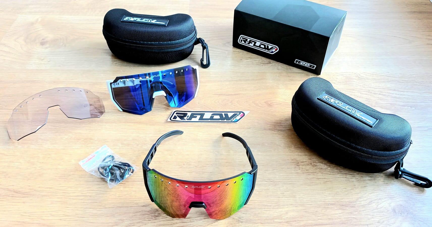 Óculos esportivos R-FLOW - Preto