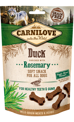 Carnilove - Dog - Soft Snacks - Duck & Rosemary