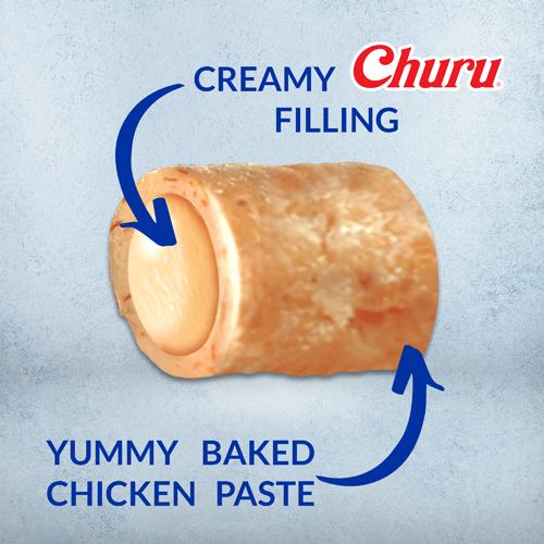 Inaba - Churu - Gato - Bites - Atum com salmão - 12x3x10g - Economy