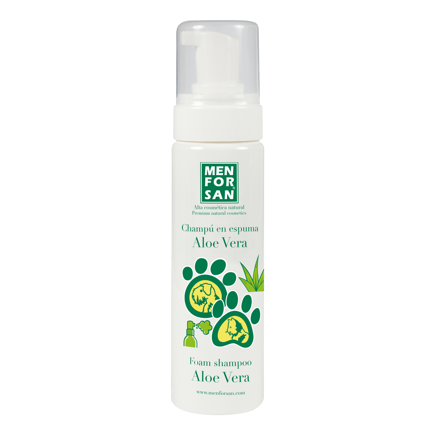 MENFORSAN - Champô em Espuma perfumado com Aloé Vera