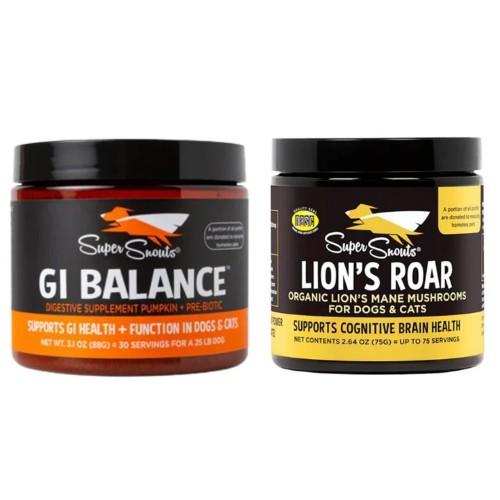 SuperSnouts -  Immunity & Digestion Pack – GI Balance + Lion’s Roar