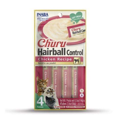 Inaba - Churu - Cat - Puree - Functional - Hairball - Chicken - 12x 4x 14g - Economy