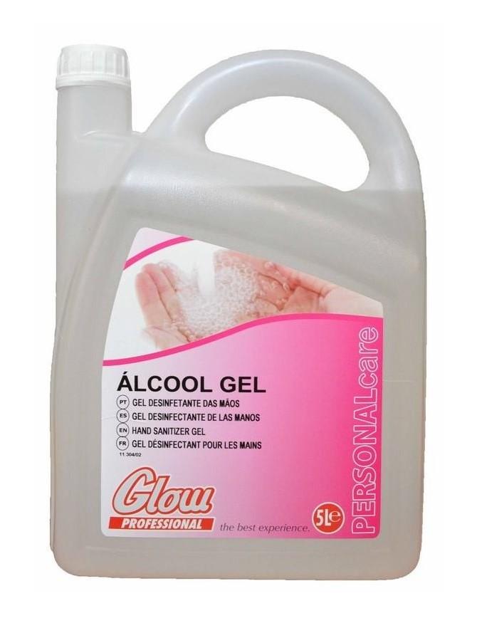 ALCOOL GEL - DESINFETANTE DAS MAOS GLOW PRO 5L