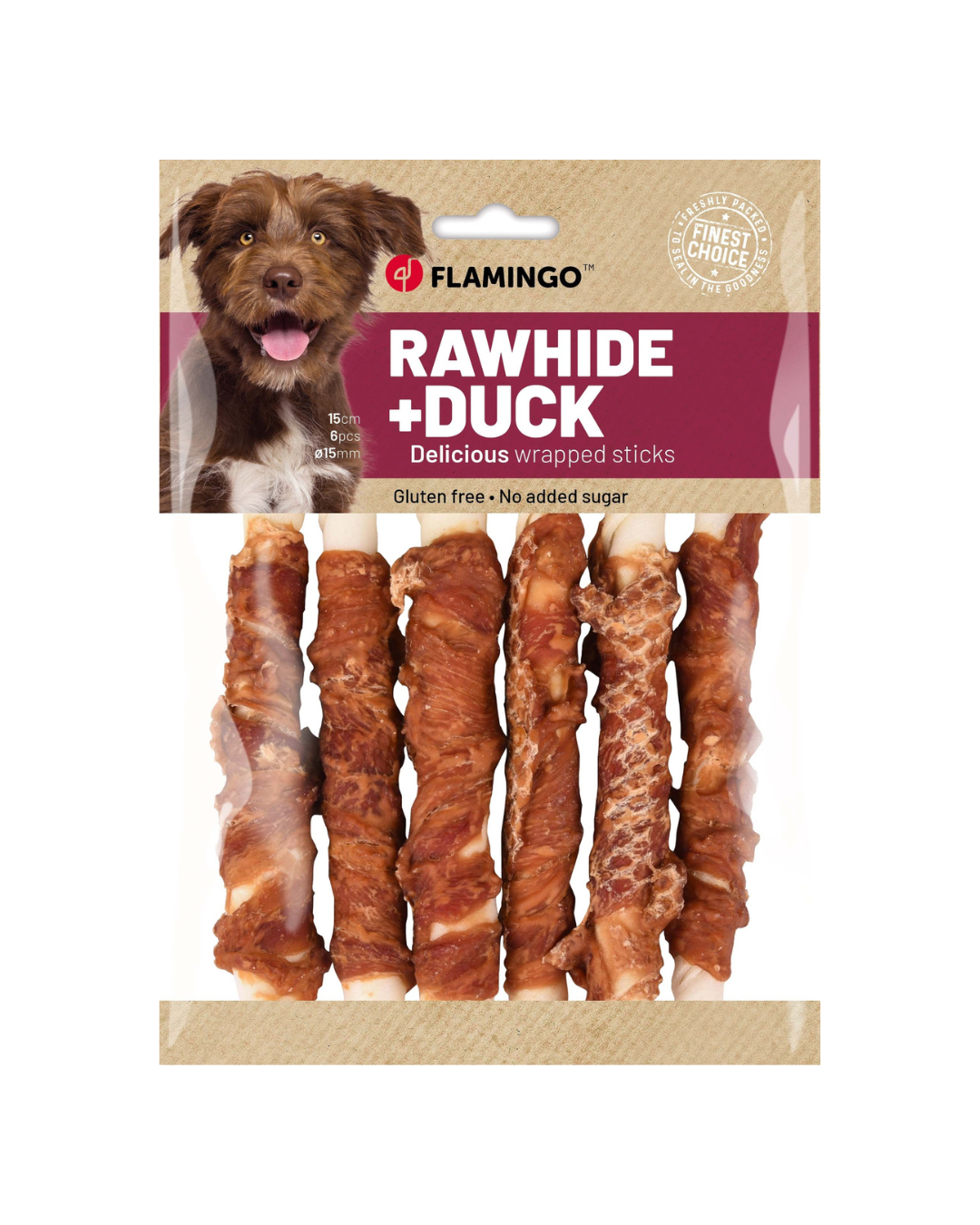 Flamingo-R´HIDE BÂTONNET AVEC CANARD 15MM 15CM 6PCS 180G