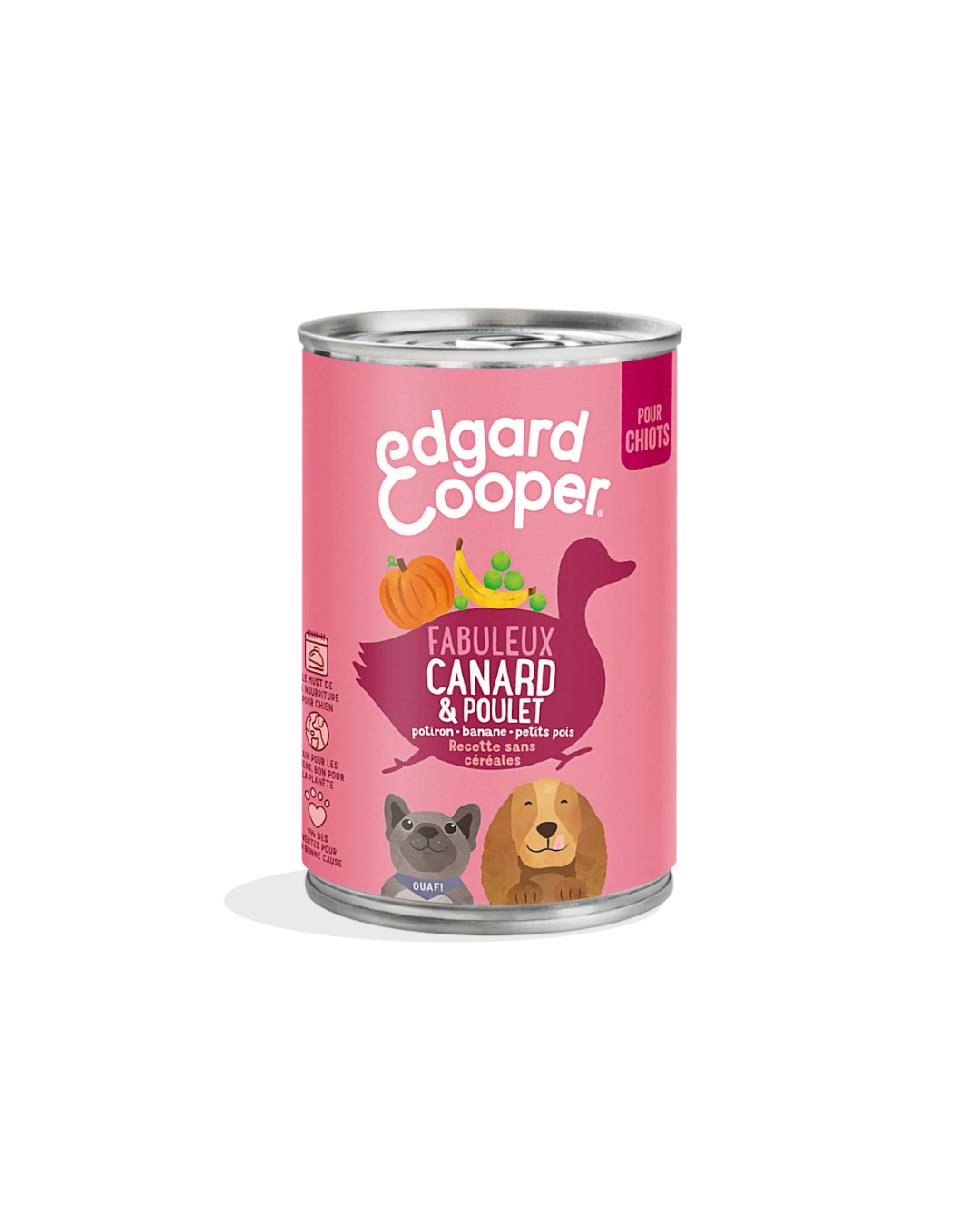 Poulet et Saumon -  Aliment Humide pour Chiens- Edgard Cooper