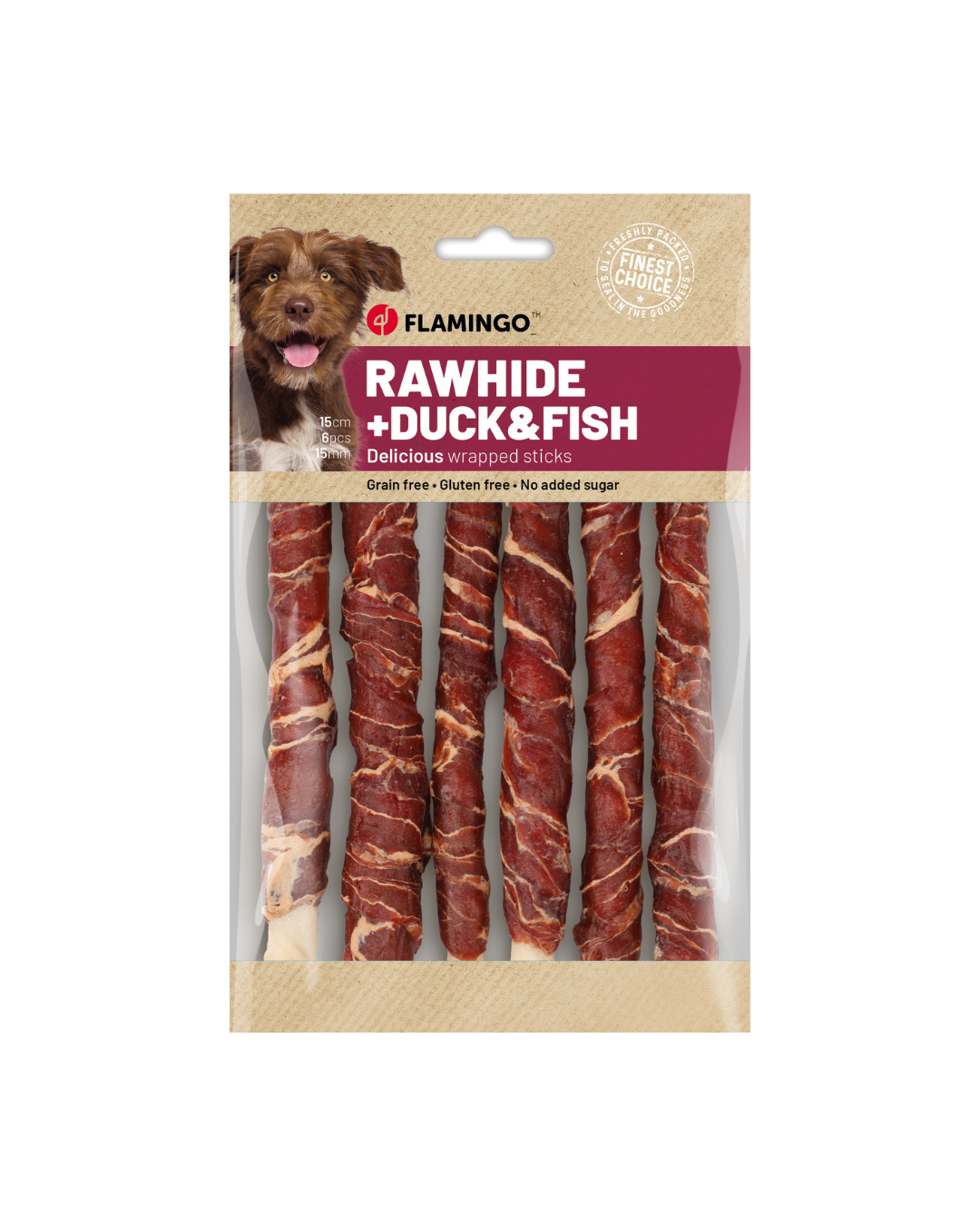 Flamingo- R’Hide Stick au Canard et à la Morue