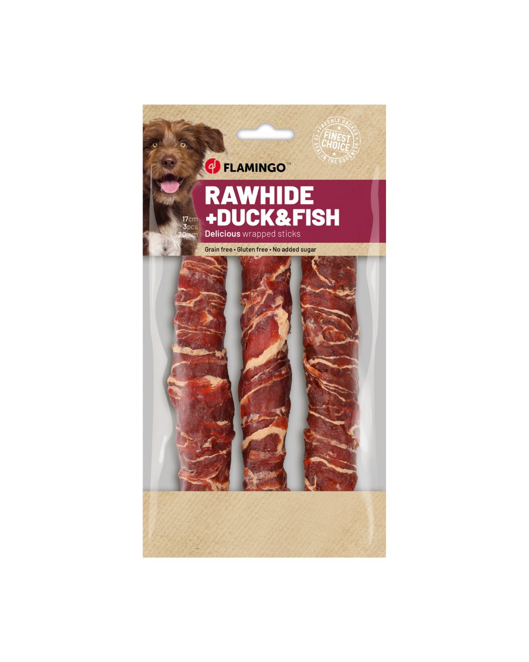 Flamingo- R’Hide Stick au Canard et à la Morue