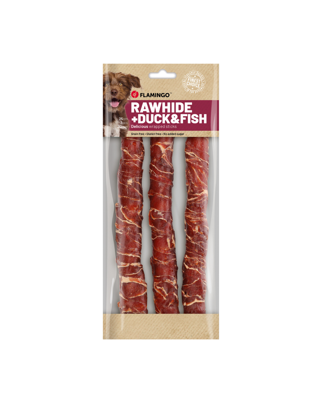 Flamingo- R’Hide Stick au Canard et à la Morue