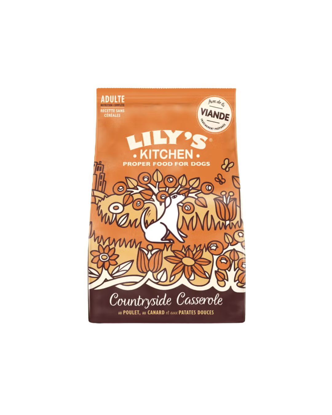 DOG Poulet & Canard de la Campagne 1 kg – Croquettes – Lily’s Kitchen