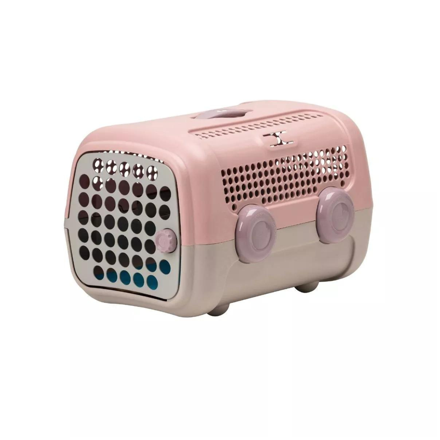 Transporteur pour Animaux de Compagnie - Rose Clair et Nude - UNITED PETS (51cm x 37cm x 33cm)