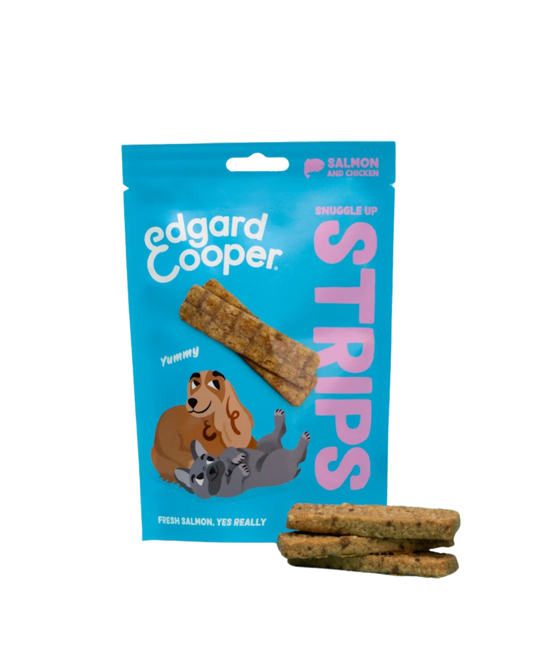 Bâtonnets au Saumon et au Poulet – Friandise pour Chiens 75g – Edgard Cooper