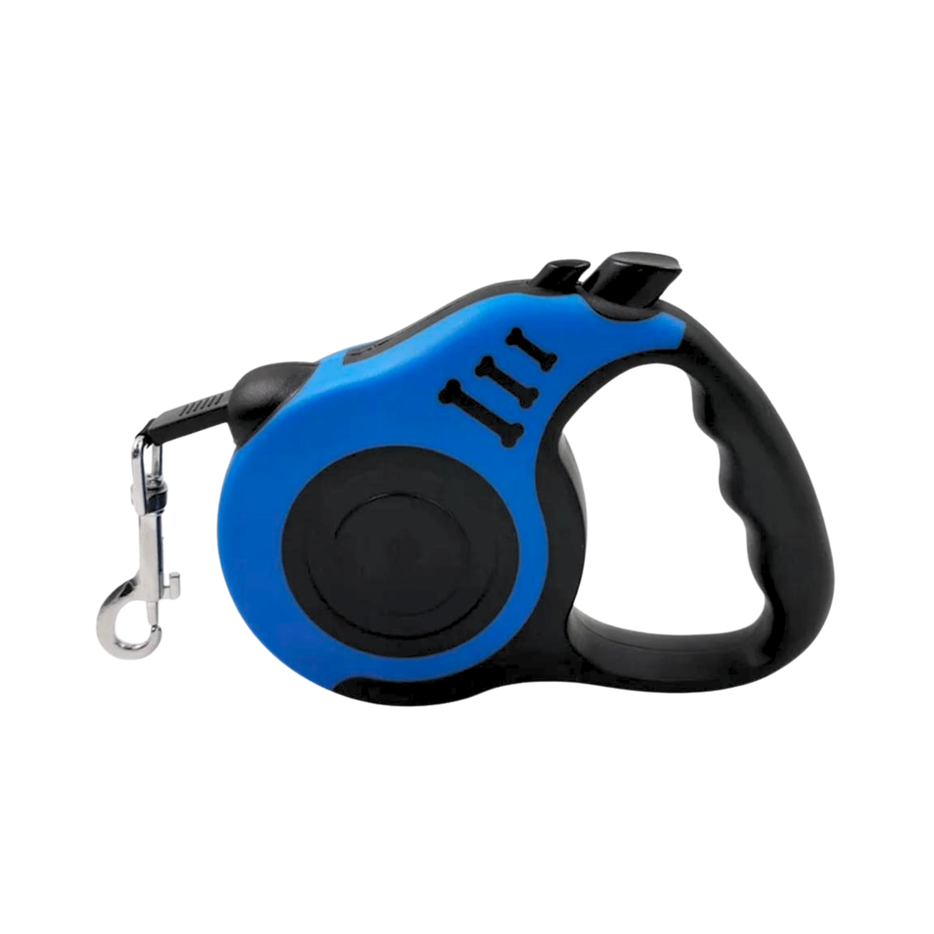 Laisse Rétractable pour Chiens - 5 mètres - Avec Bouton de Sécurité