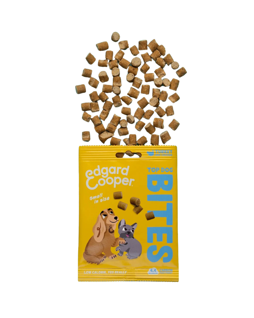 Friandises à la Dinde et au Poulet – Friandise pour Chiens 50g – Edgard Cooper