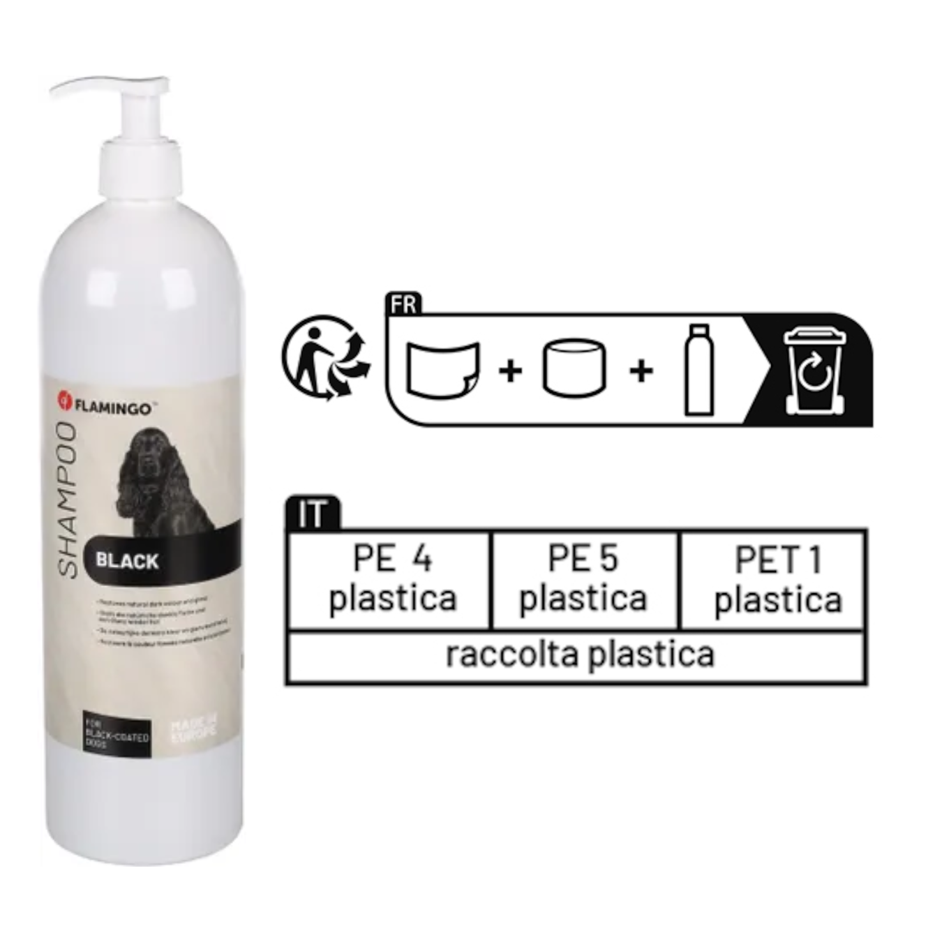 02.2- Shampoing pour Pelages Noirs 1 L