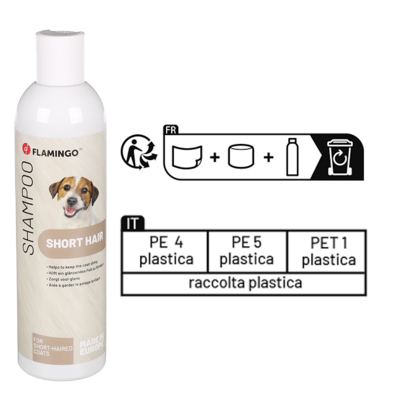 02.1- Shampooing à l´Avocat pour Races à Poils Courts 300 ML