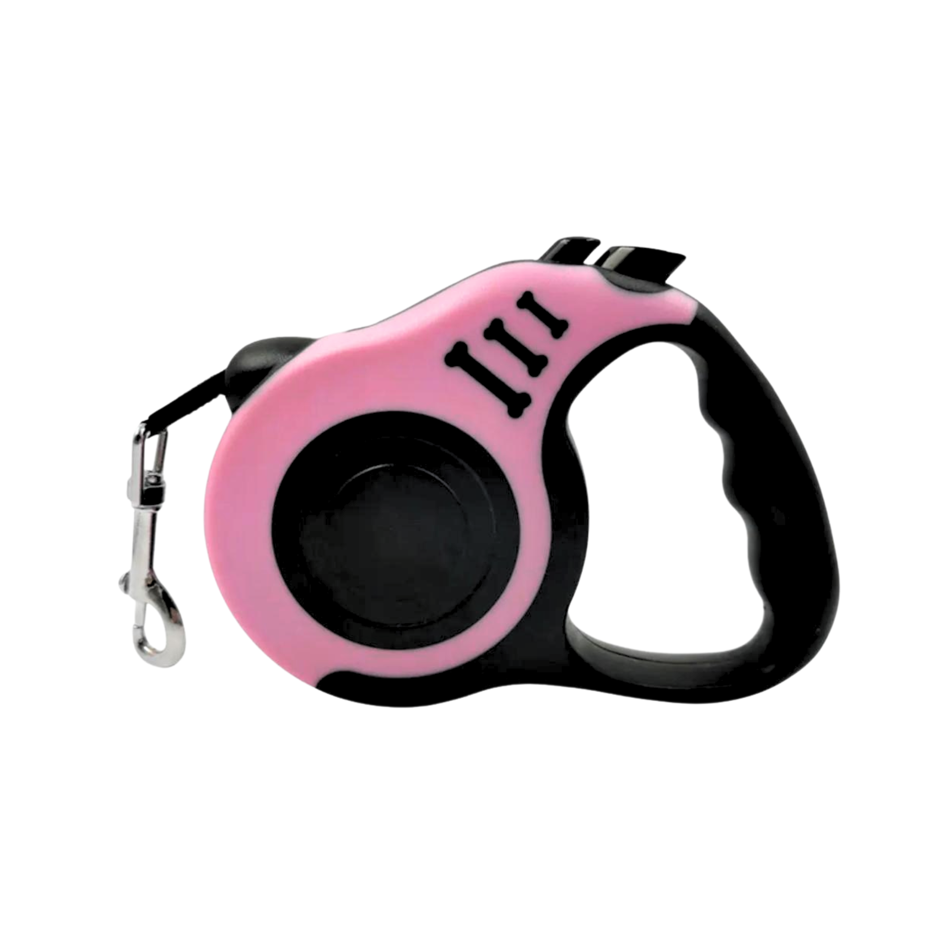 Laisse Rétractable pour Chiens - 5 mètres - Avec Bouton de Sécurité