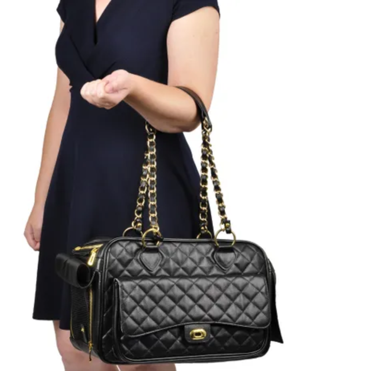Sac de Transport Gigi Noir - Flamingo
