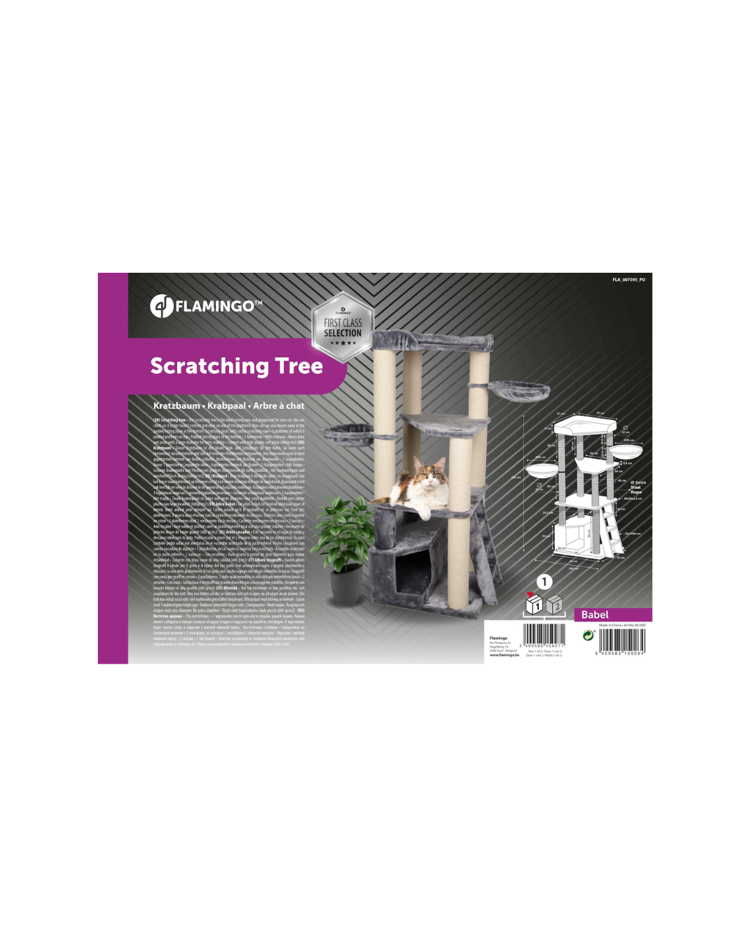 Arbre à Chat Babel- Flamingo