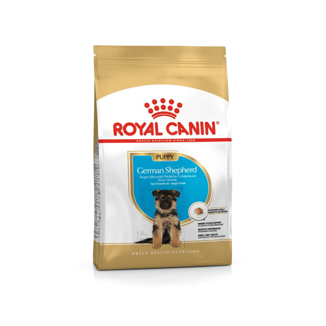 German Shepherd Puppy- Aliment Sec- Royal Canin 