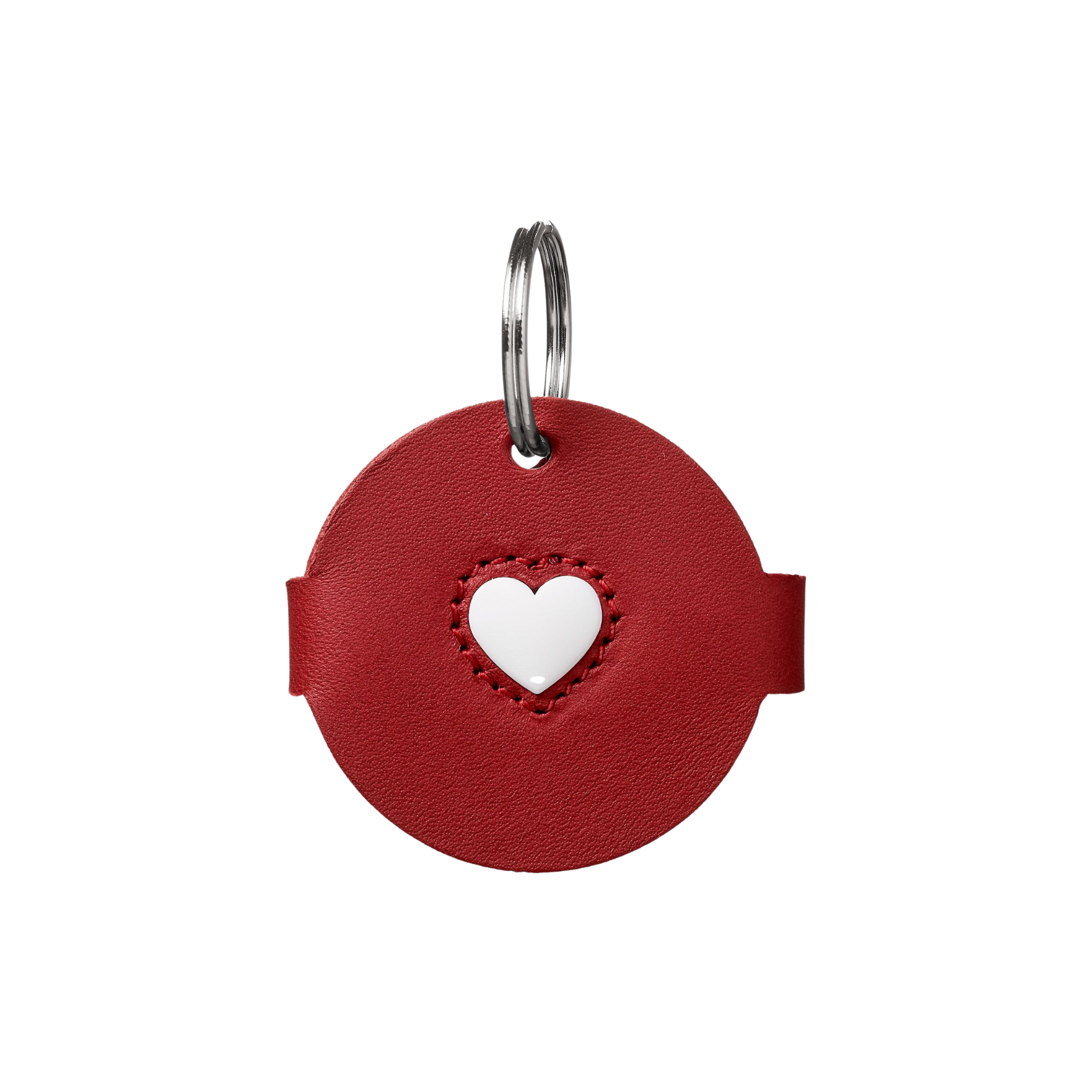 Pendentif Dog Tag Case Love M (Ø = 4,8 cm), Rouge - Hunter