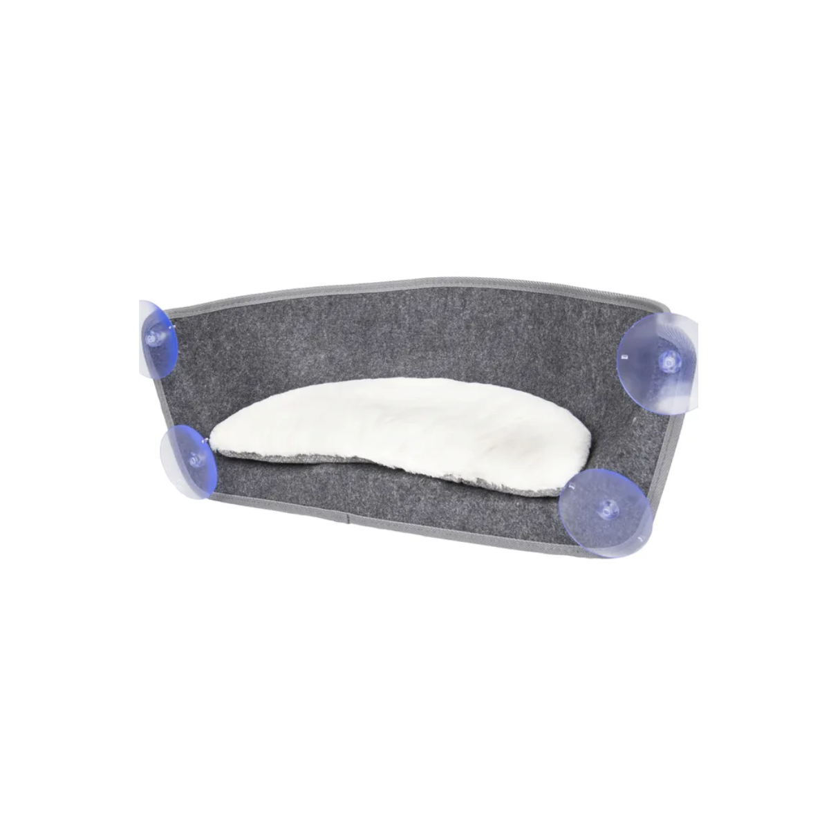  Panier Suspendu Filto Benji Écru & Gris / Hamac de Fenêtre Benji Feutre Gris