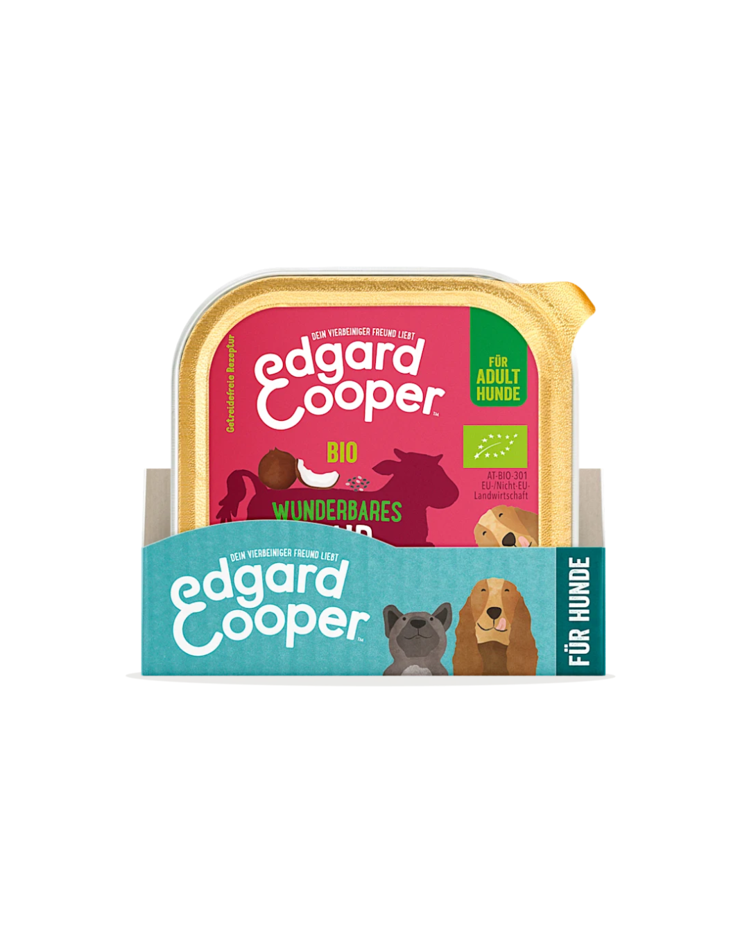 Pâtée au Bœuf Bio – Aliment Humide pour Chiens – Edgard Cooper