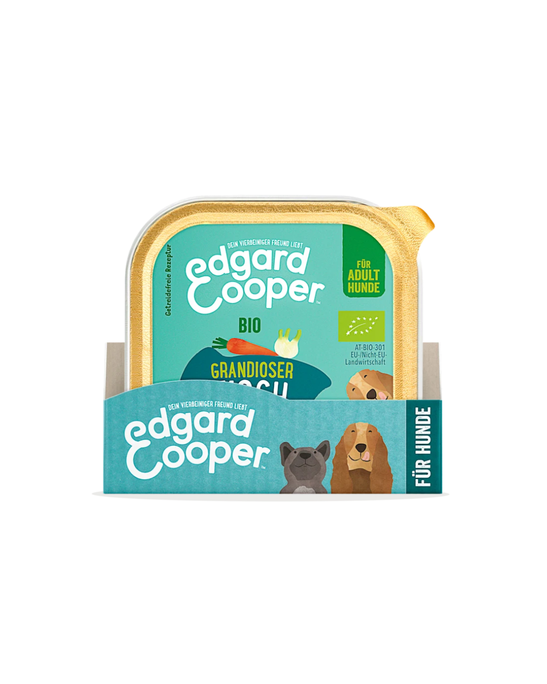 Pâtée au Poisson Bio – Aliment Humide pour Chiens – Edgard Cooper