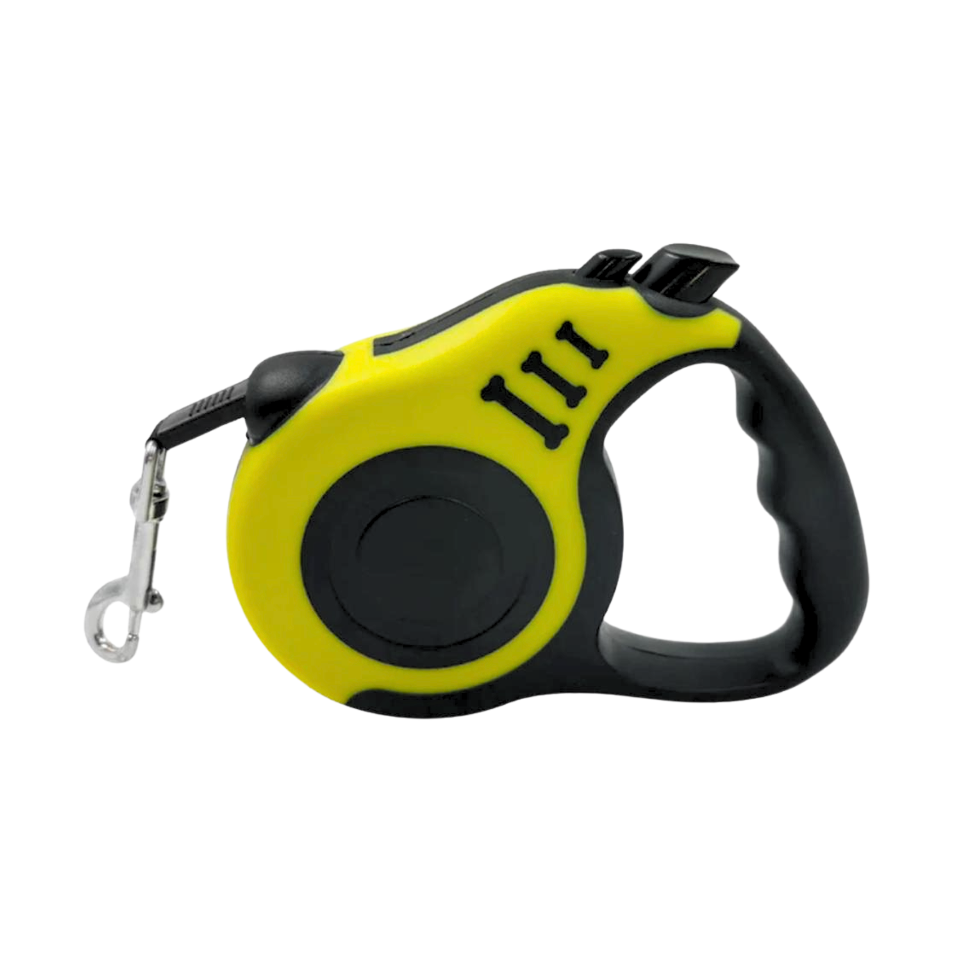Laisse Rétractable pour Chiens - 5 mètres - Avec Bouton de Sécurité