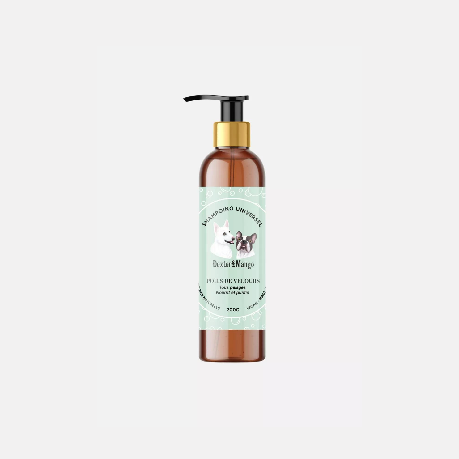 Shampoing Liquide Poils de Velours - Dexter & Mango 200ml