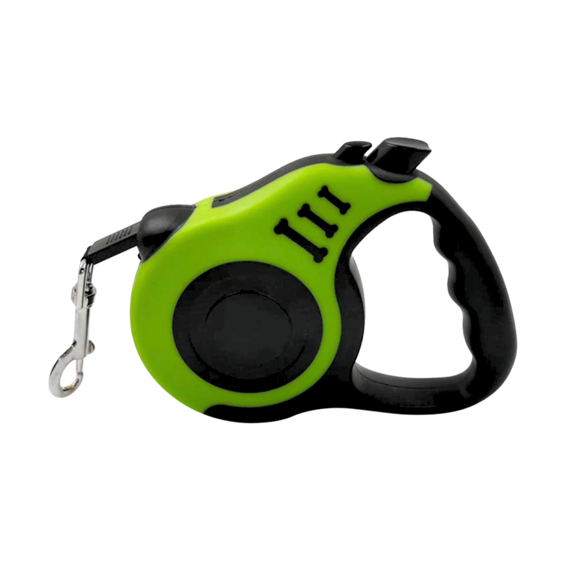 Laisse Rétractable pour Chiens - 5 mètres - Avec Bouton de Sécurité