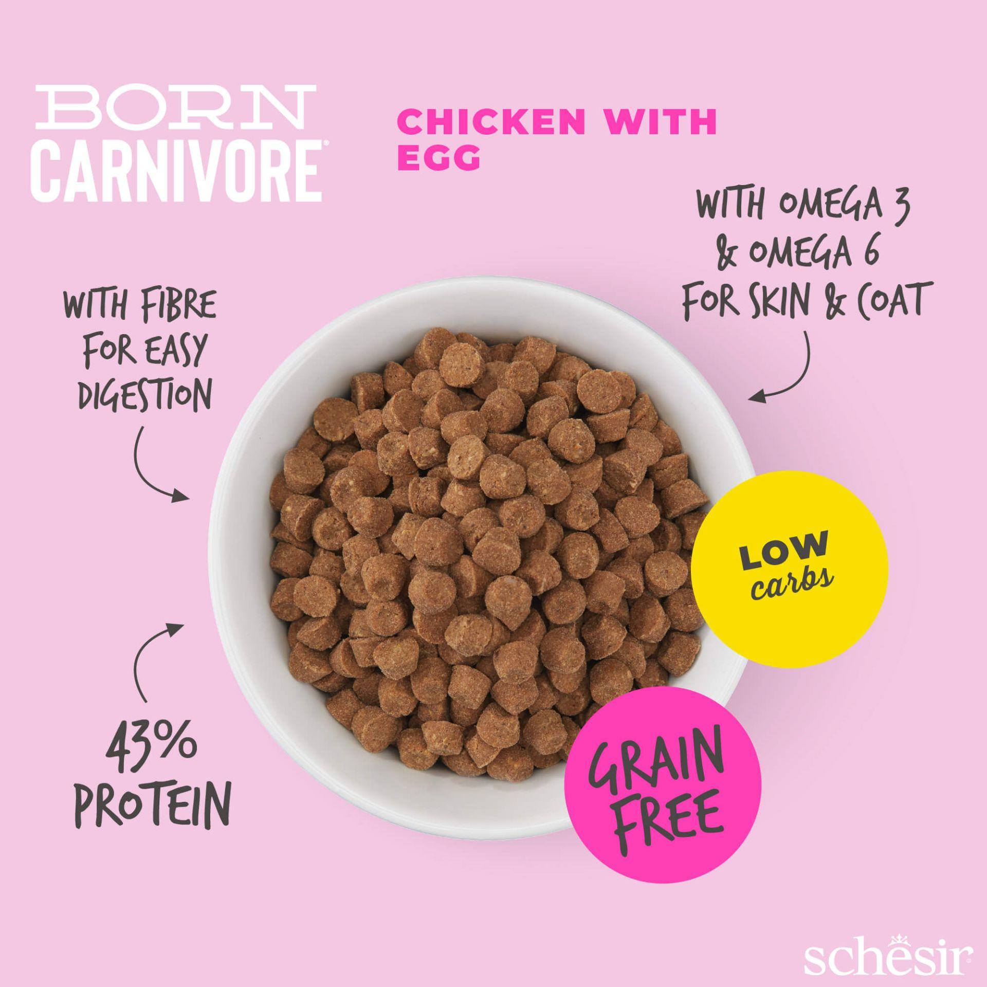 Schesir™ Chaton Carnivore Poulet & Œuf – 1,25 kg