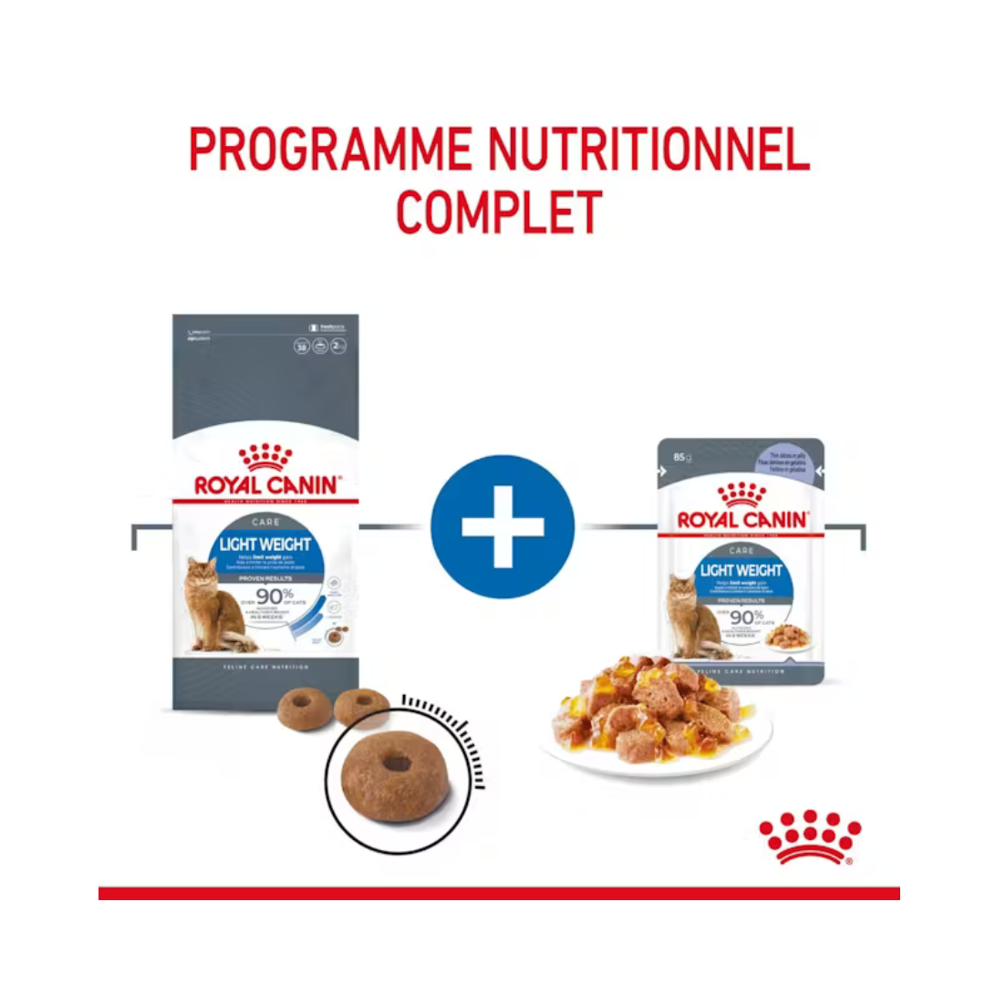 Light Weight Care Jelly 12x85g- Aliment Humide- Royal Canin