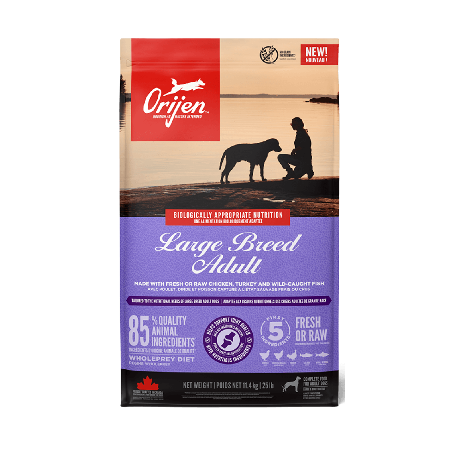ORIJEN™ Dog Large Breed Adult 11,4 kg