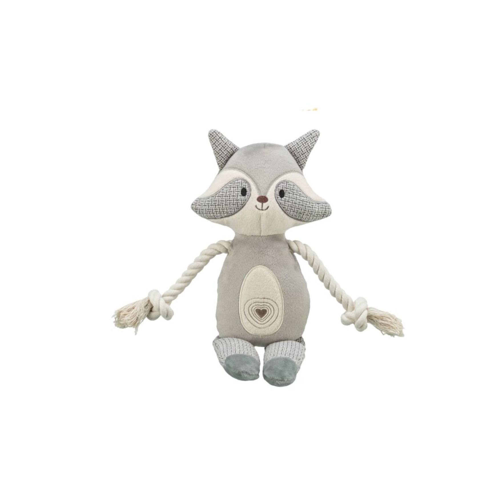 Jouet Raton Laveur en Peluche avec Corde pour Chiens