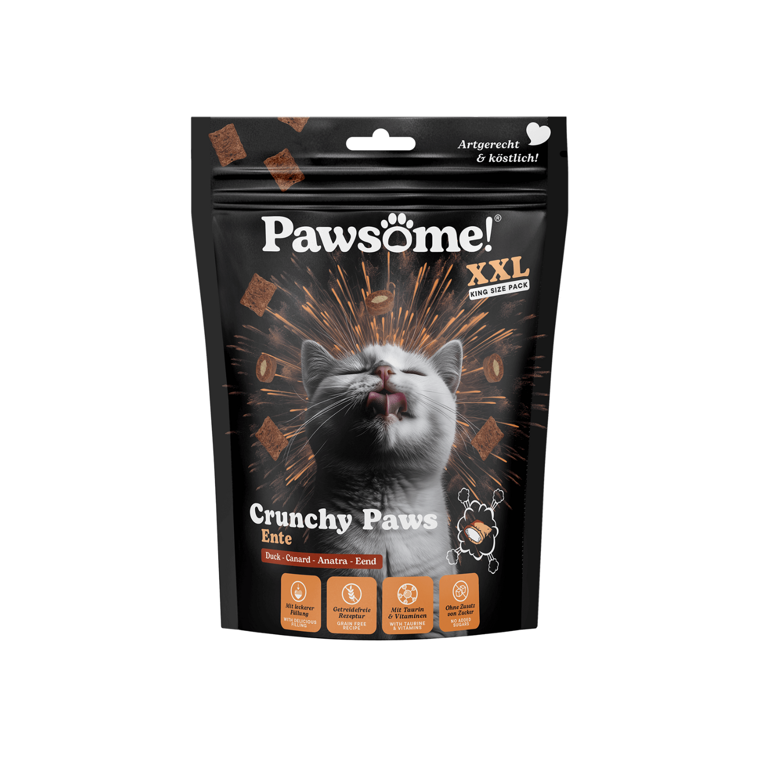 Crunchy Paws Ente 150g - Pawsome!® 