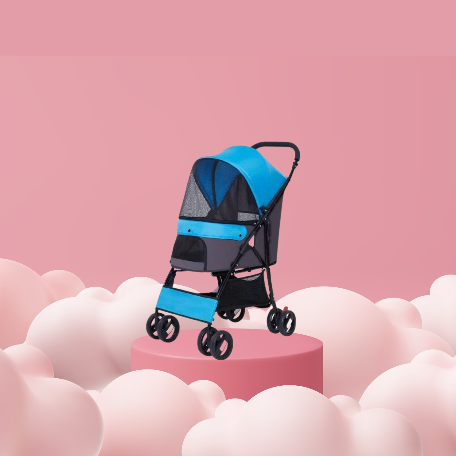 Poussette PC-101 Bleu