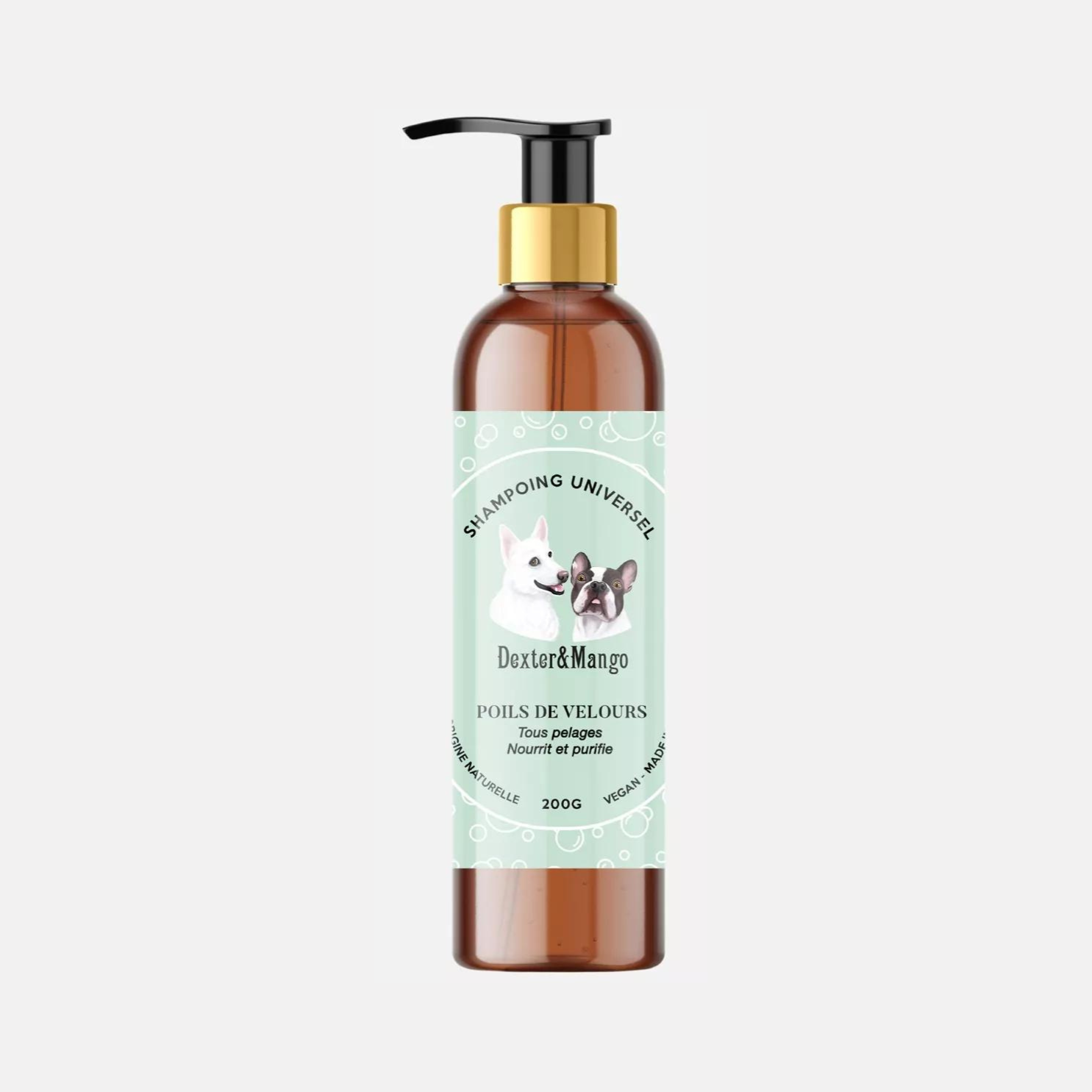 Shampoing Liquide Poils de Velours - Dexter & Mango 200ml
