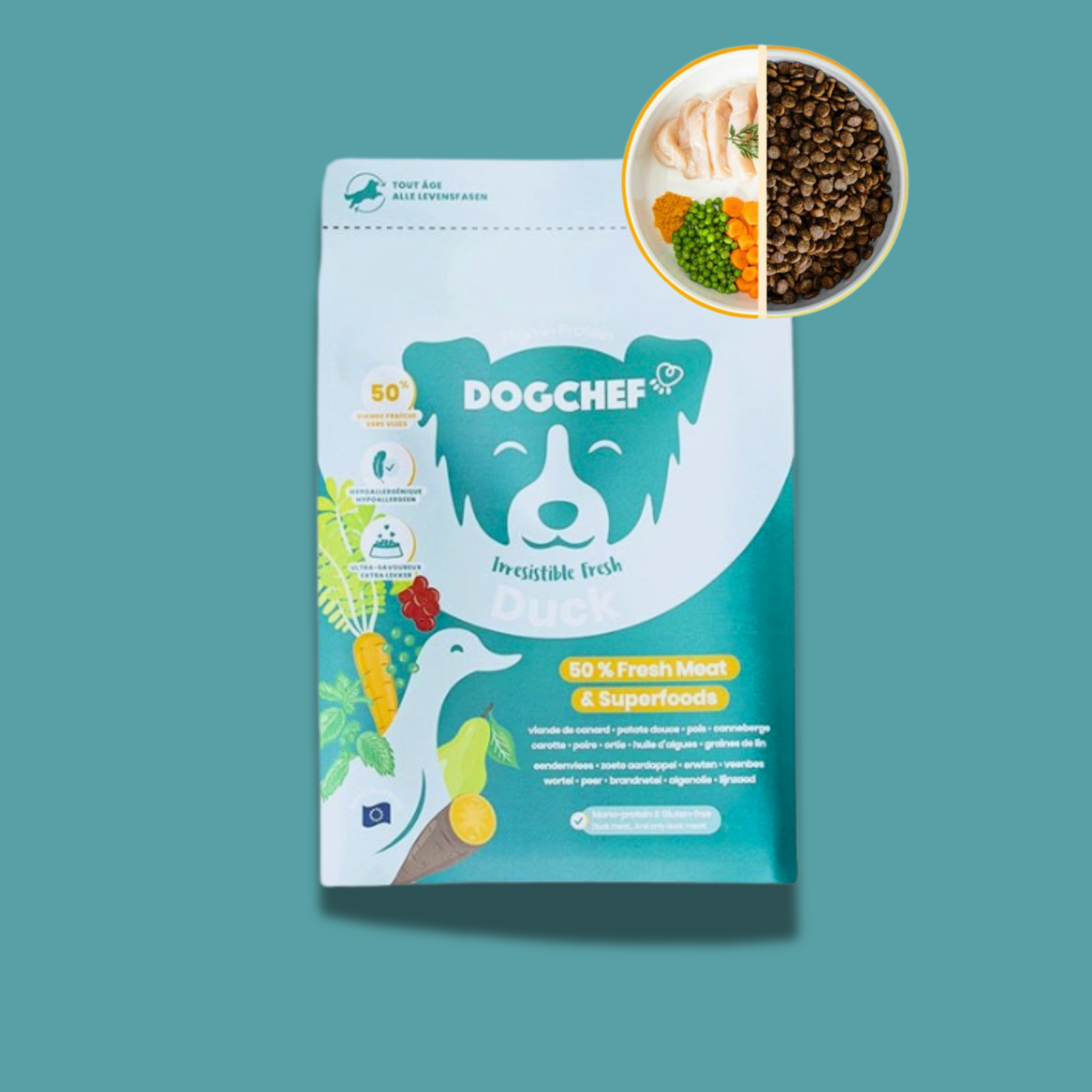 Croquettes DOGCHEF - Canard