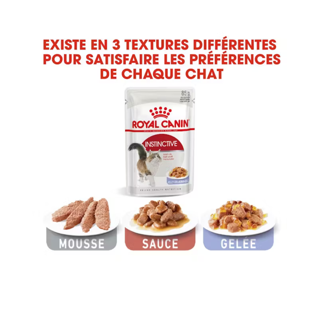 Instinctive en gelée 12x85g - Aliment Humide- Royal Canin 
