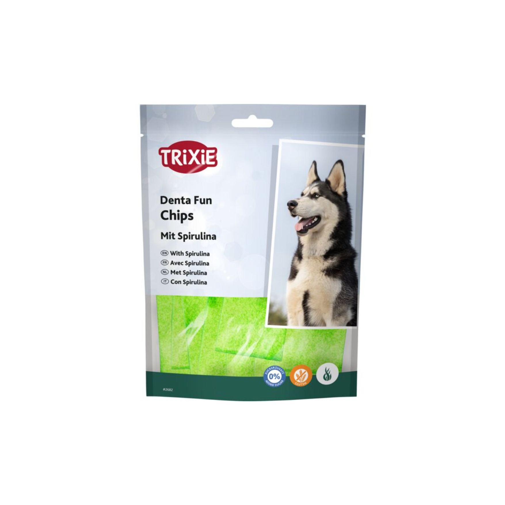 Chips à la Spiruline – Friandise Fonctionnelle et Hypoallergénique pour Chiens