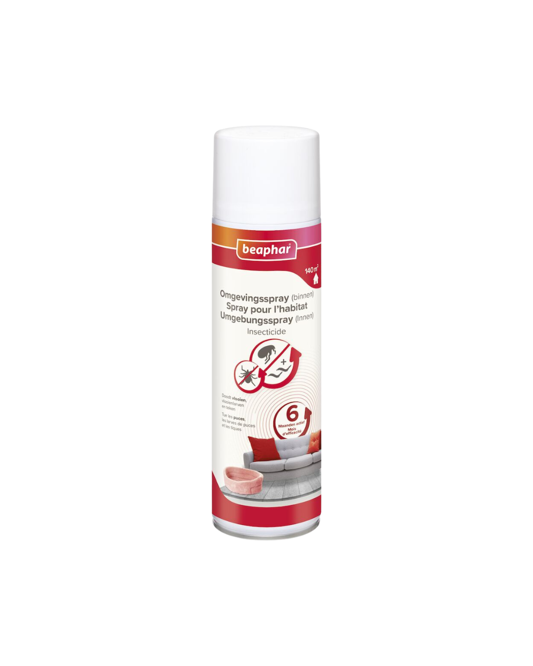 Habitat Spray 6 mois 500 ml contre les puces - Beaphar