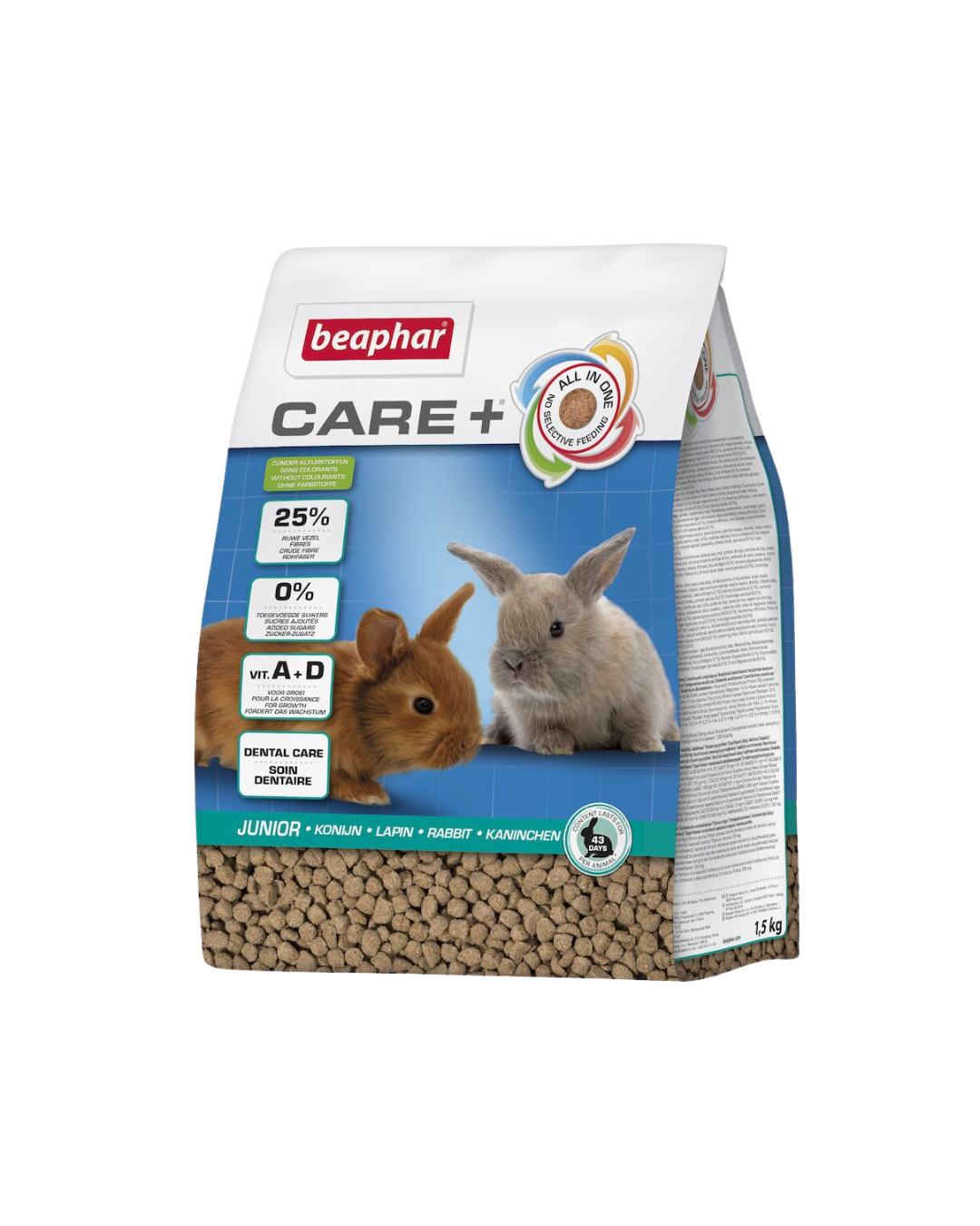 Care+ Aliment pour Jeune Lapin 1,5 kg – Beaphar