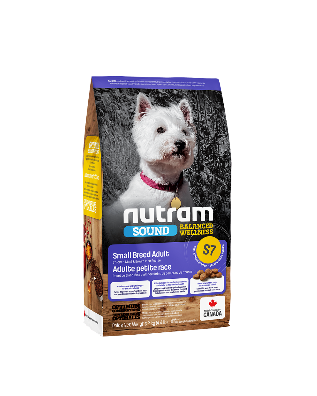 Croquettes Nutram S7 Sound Balanced Wellness pour Chiens Adultes de Petites Races- Nutram