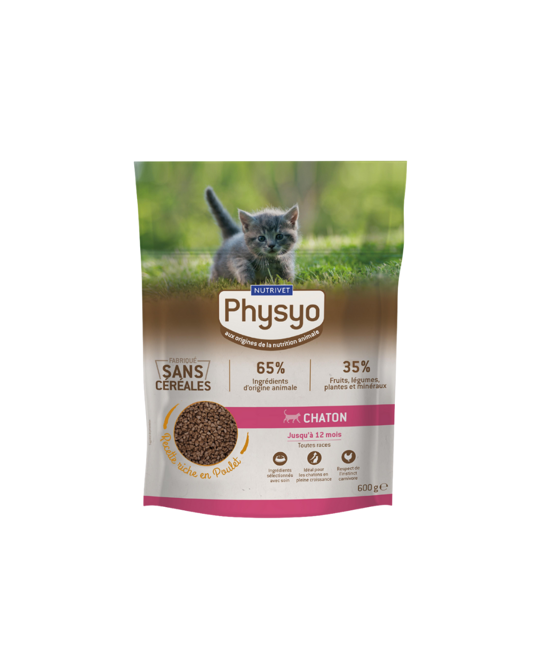 Croquettes Physyo pour Chatons – Sans Céréales