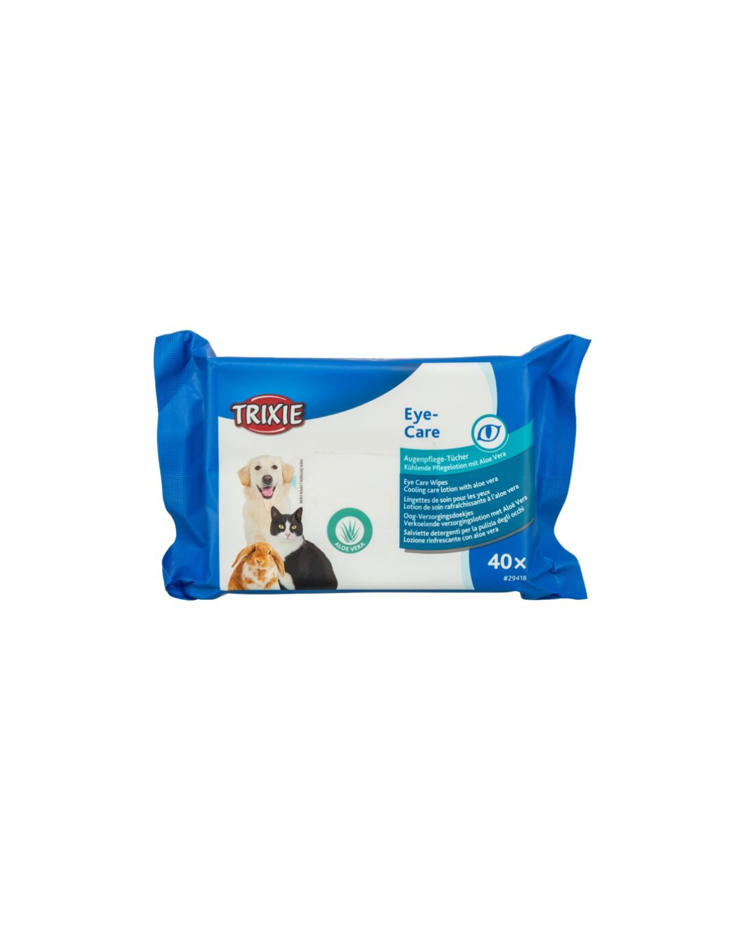 Lingettes Humides pour le Soin des Yeux- Trixie