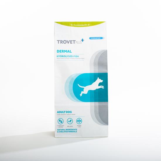 TROVETPLUS Cão Adulto Dermatológico Hidrolisado de Peixe
