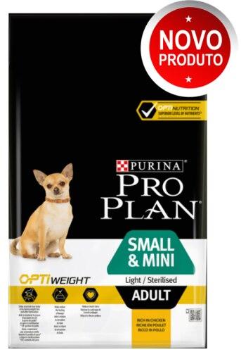 PURINA® PRO PLAN® OPTIWEIGHT Small&Mini Adult Light Sterilized Frango 7Kg