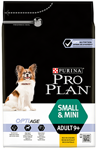 PURINA PRO PLAN OPTIAGE Small&Mini Adult 9+ Frango