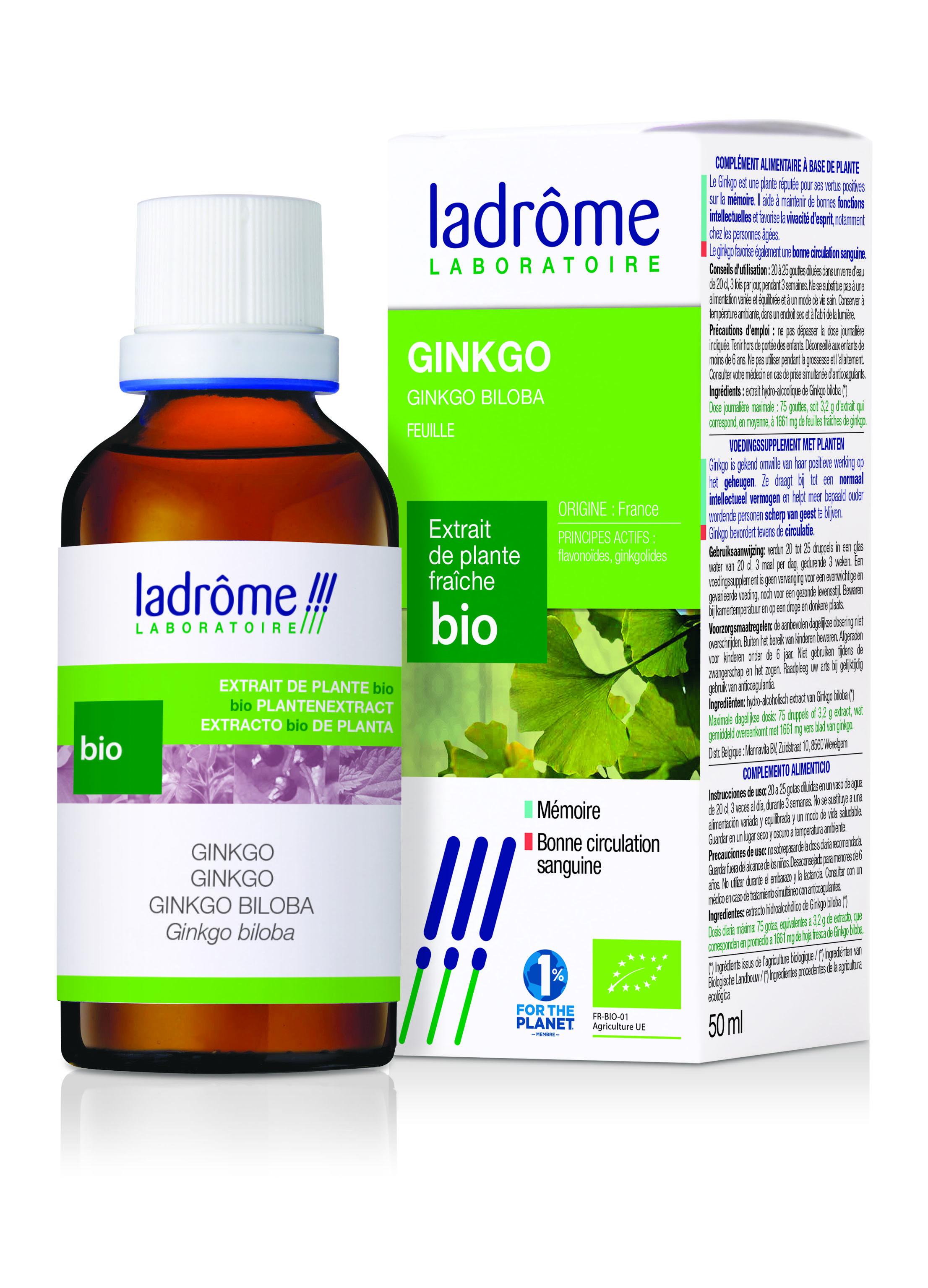 Ginkgo Bio - Extrato Hidroalcoólico